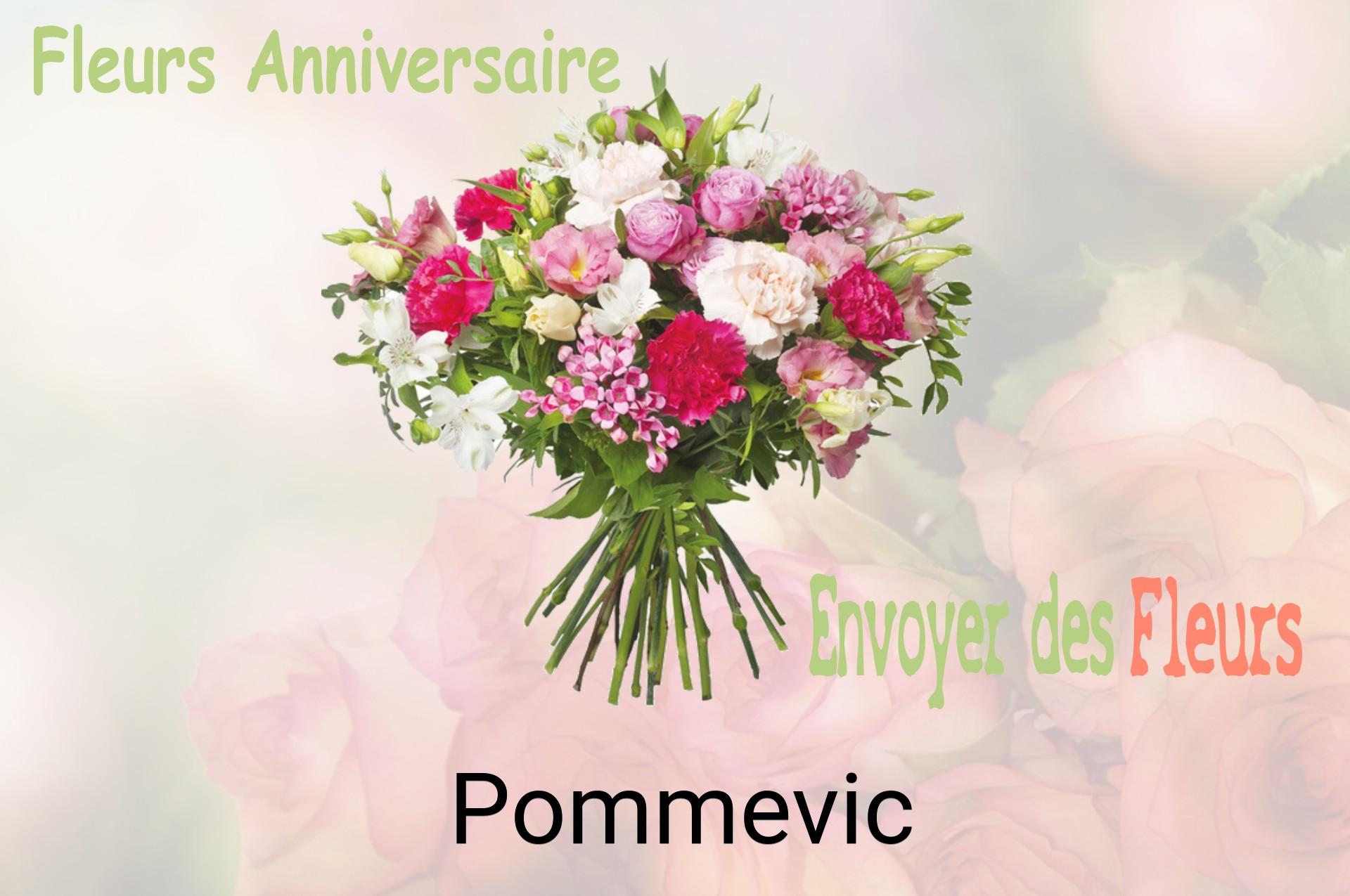 Bouquet de fleurs d’anniversaire livré à Pommevic