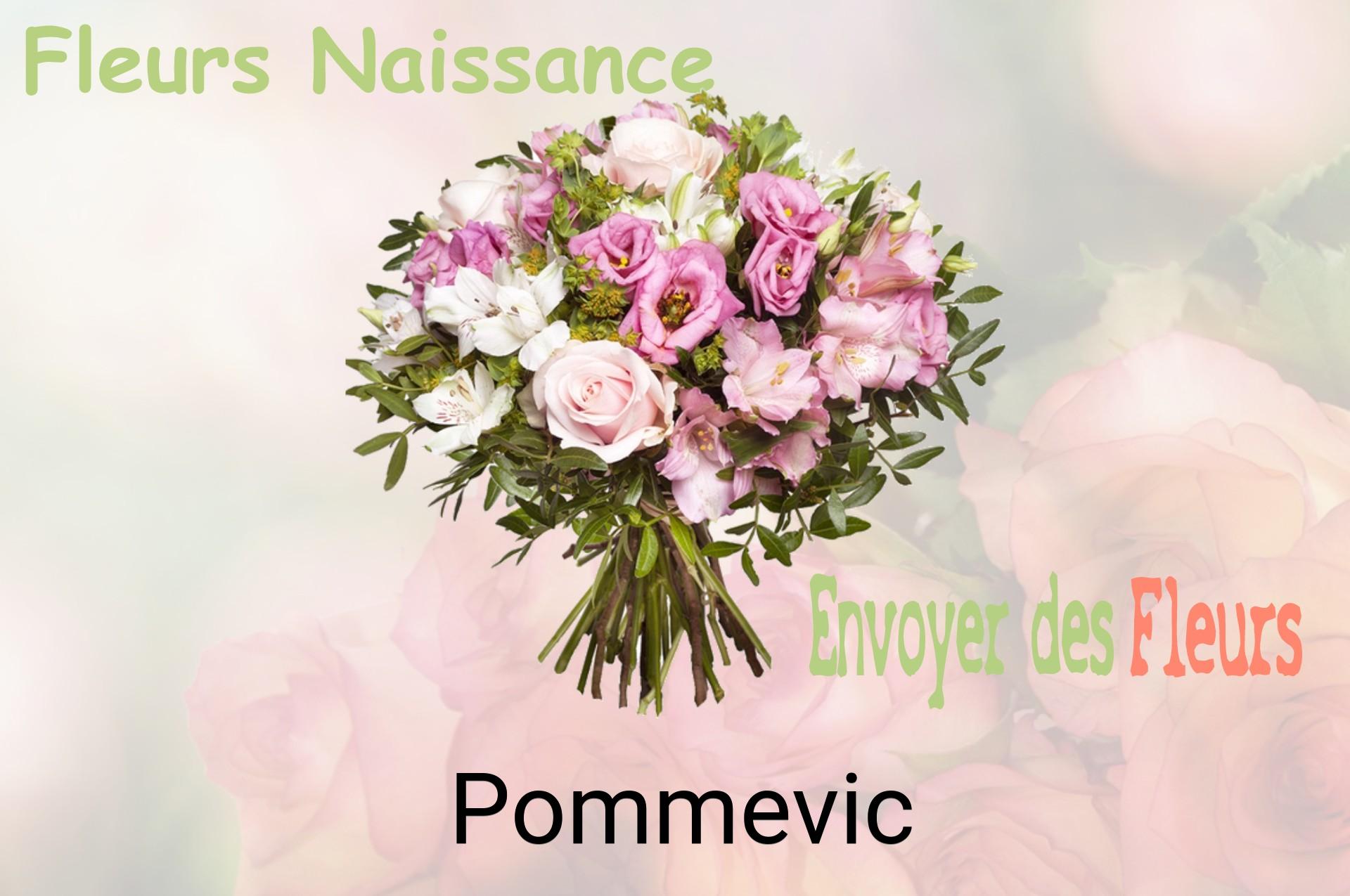 Bouquet de fleurs de naissance livré à Pommevic